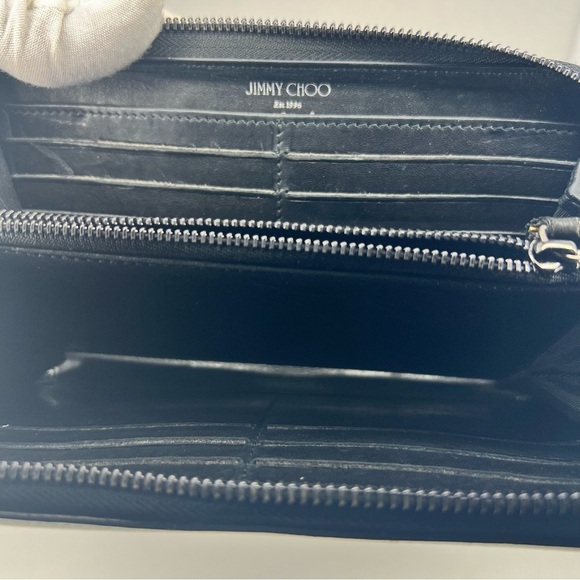 🩶Jimmy Choo Green/Blue Star Studded Long Leather Wallet | PRELOVED!!🩶 - Picture 5 of 10